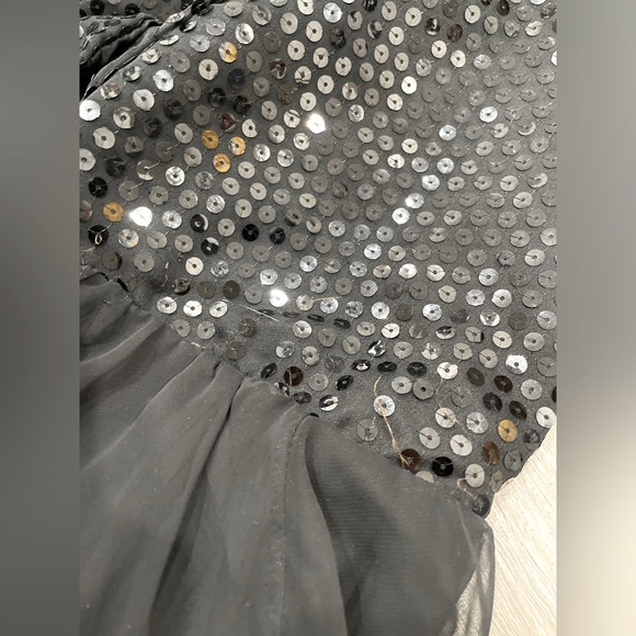 Algo Boutique Sequin Evening Dress in Black sz 7 - Read Description pls - Picture 5 of 5